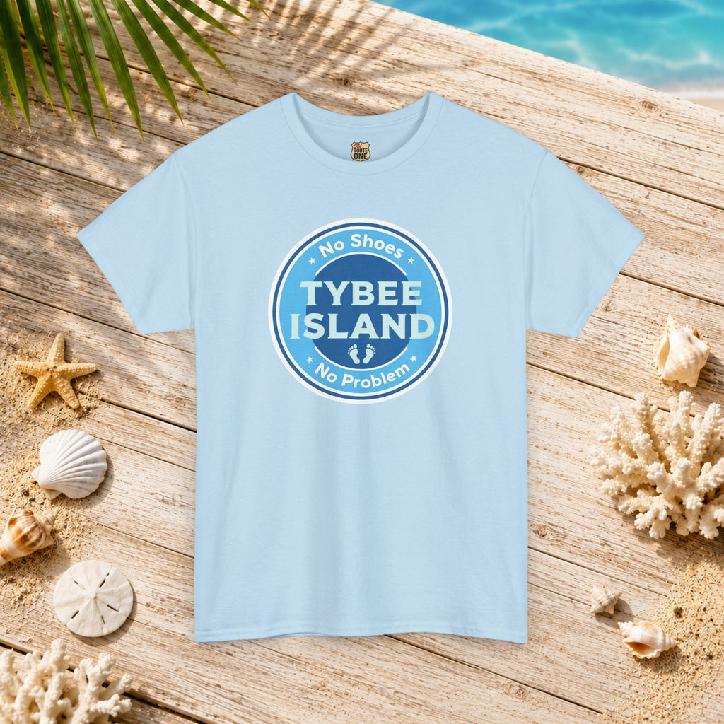 Tybee Island No Shoes No Problem , Everyday Tees