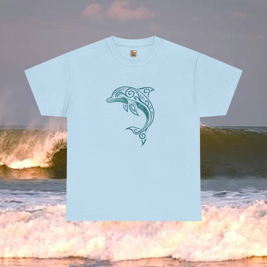 Dolphin Tee Ocean Art Design