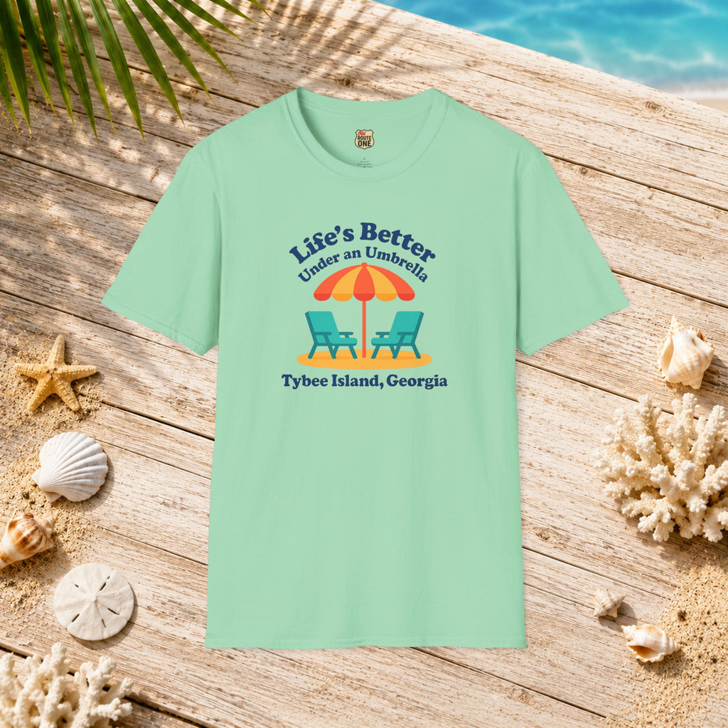 Life's Better Under an Umbrella Tybee Island tee