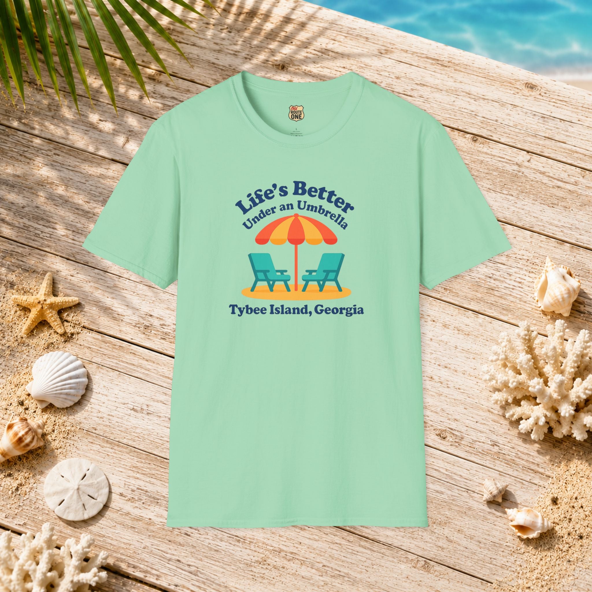 Life's Better Under an Umbrella Tybee Island tee