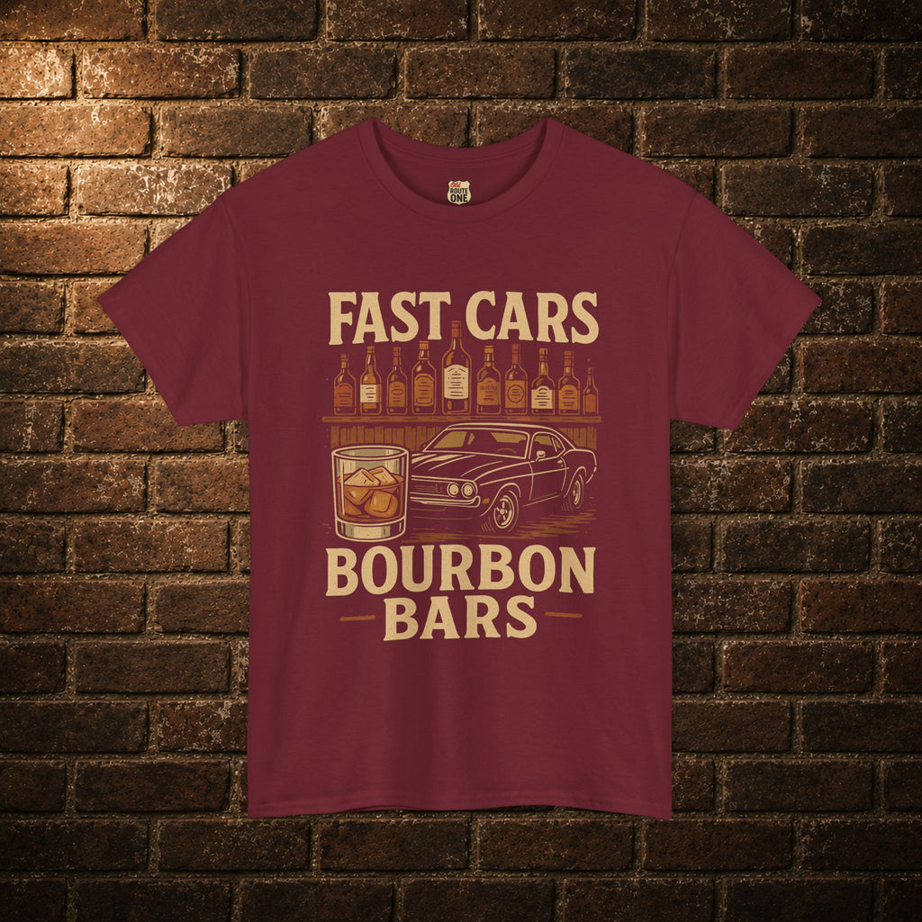 Fast Cars Bourbon Bars T-Shirt