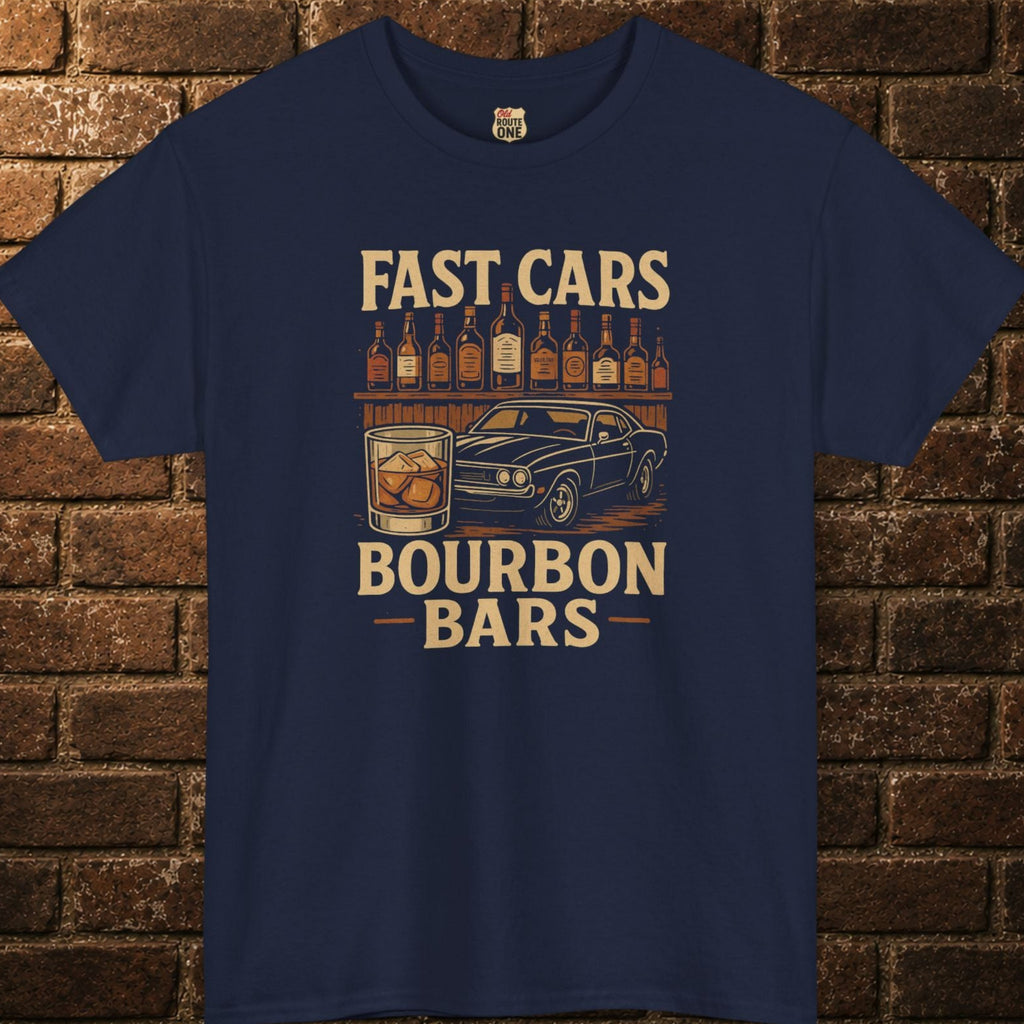Fast Cars Bourbon Bars T-Shirt