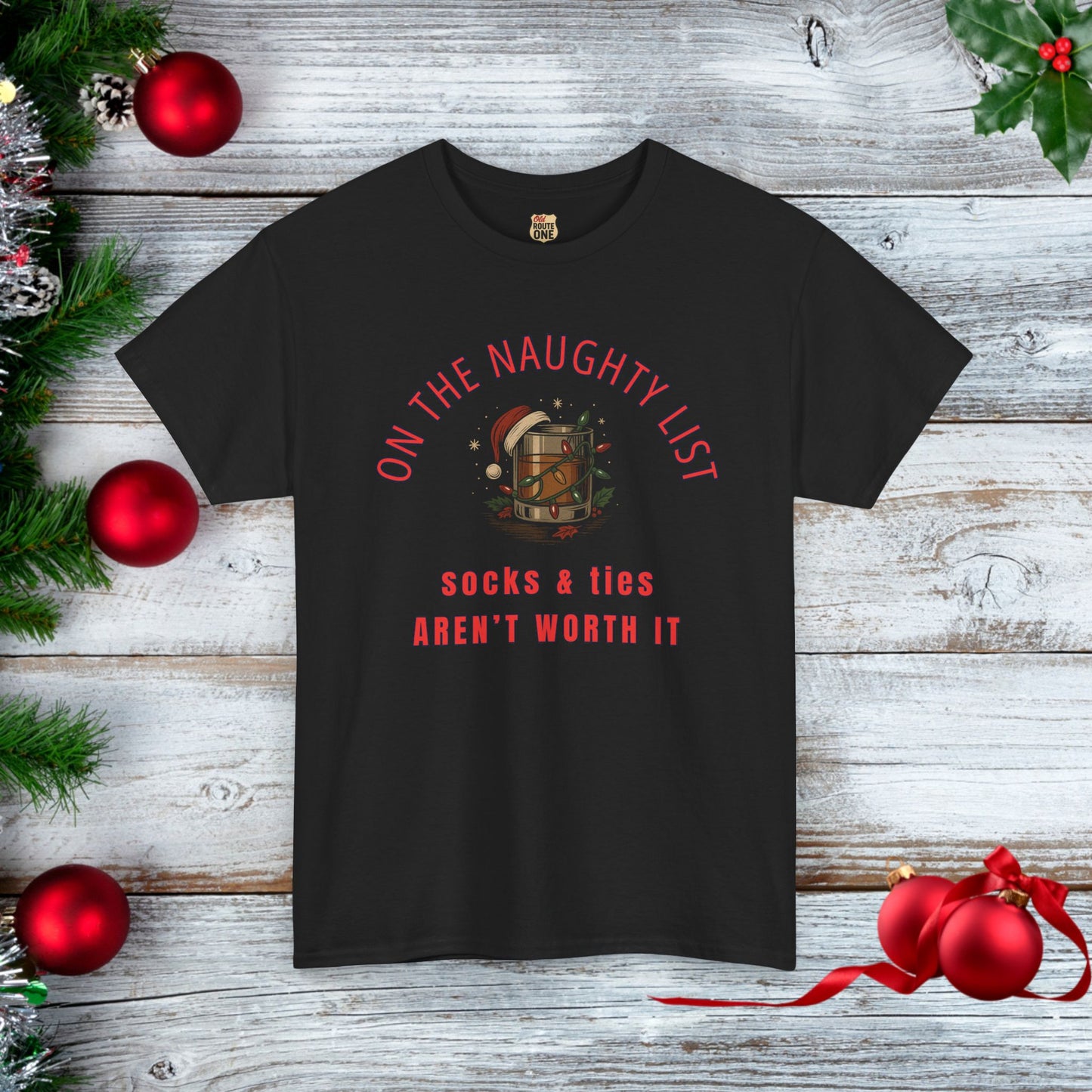 NEW On the Naughty List - Holiday Cheer T-shirt