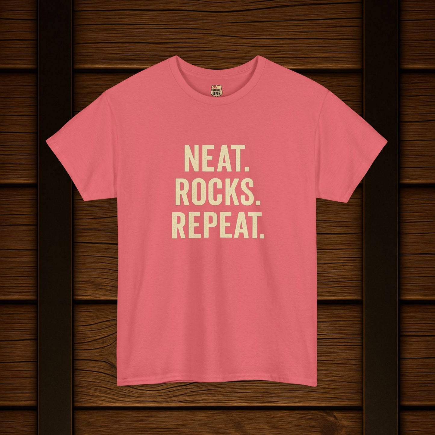Neat. Rocks. Repeat. T-shirt