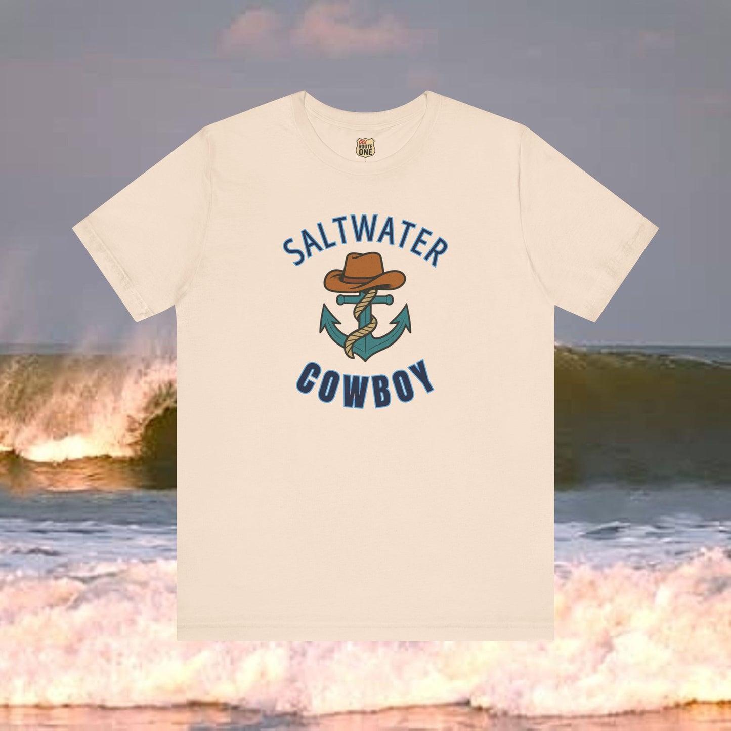 Saltwater Cowboy T-shirt - Coastal Freedom Collection