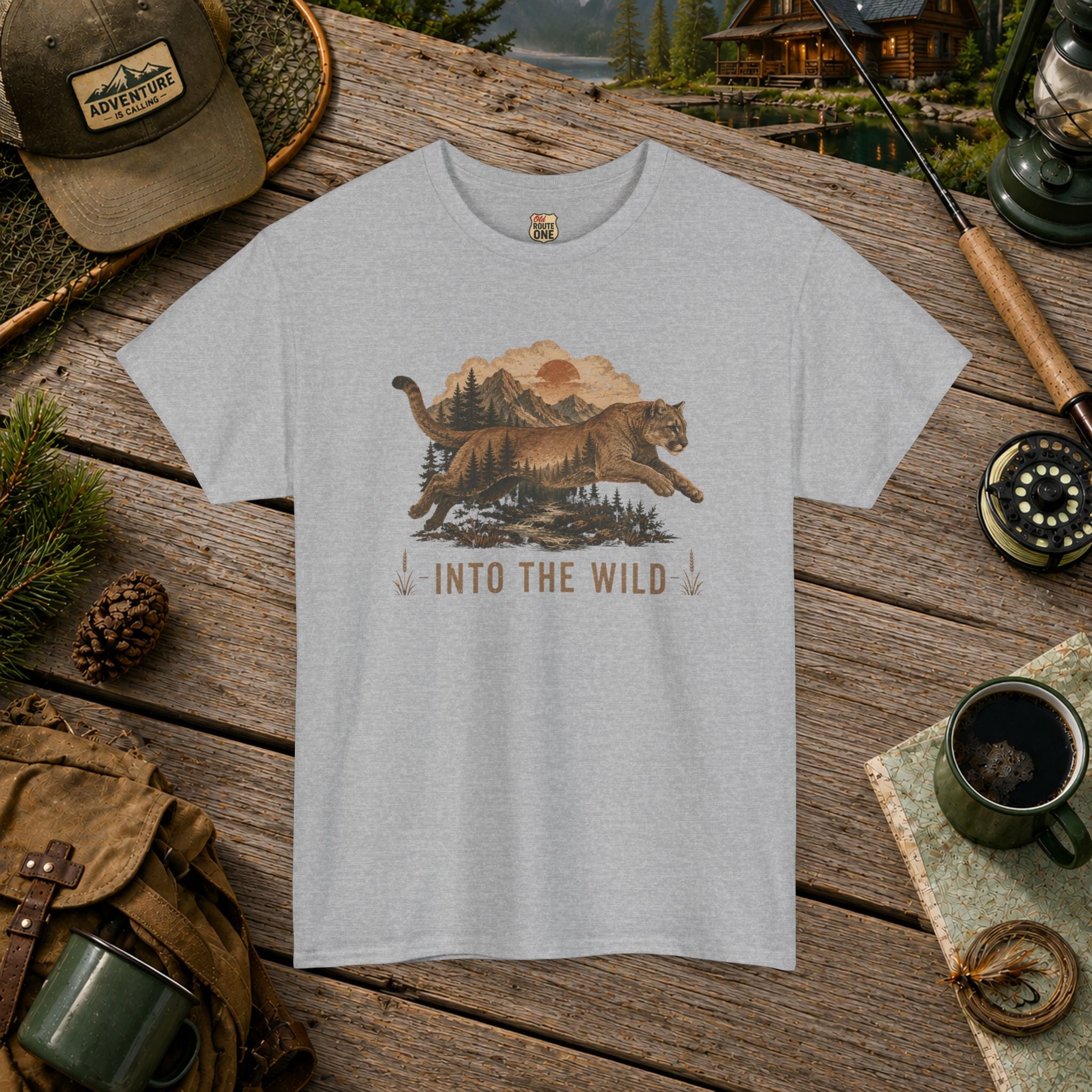 Into The Wild Mountain Lion T-Shirt