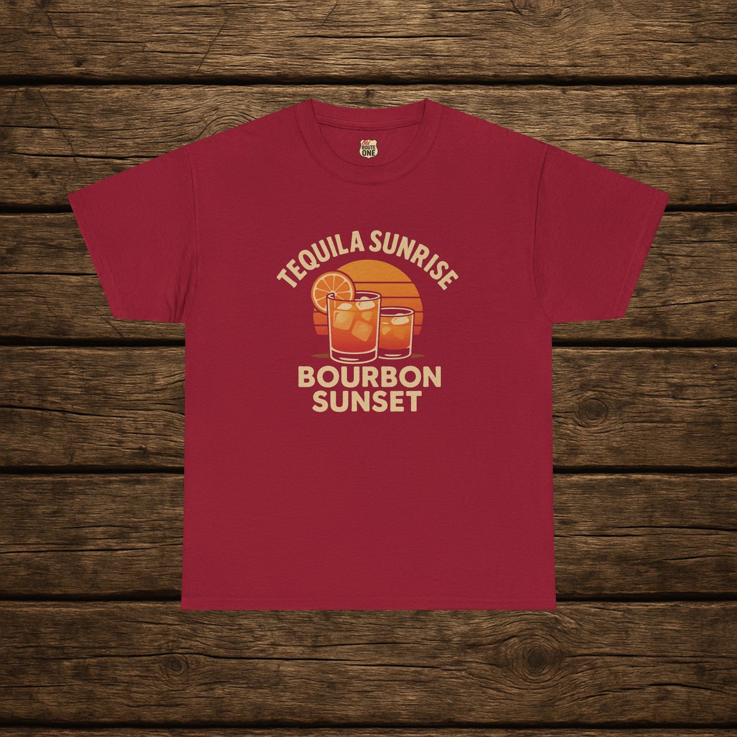 Tequila Sunrise Bourbon Sunset T-shirt