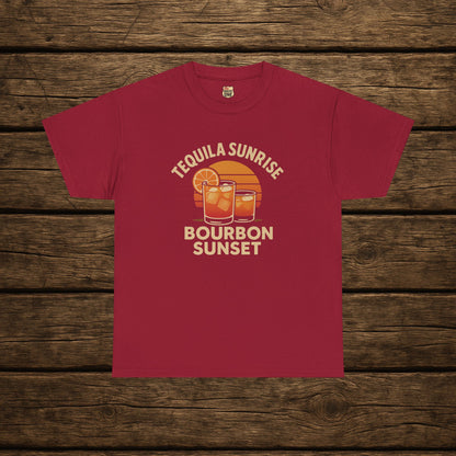 Tequila Sunrise Bourbon Sunset T-shirt