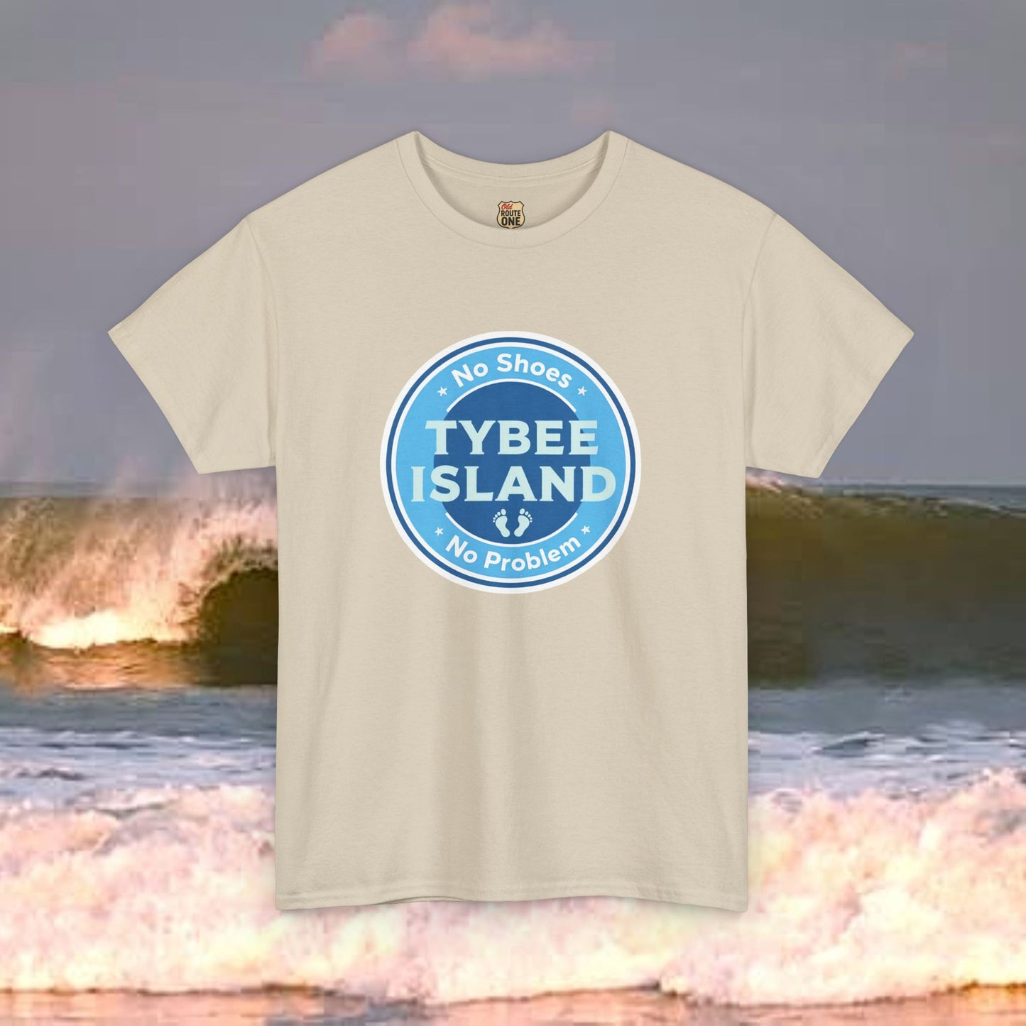 Tybee Island No Shoes No Problem , Everyday Tees, Gift for Him/Her, Comfortable Fashion, Eco-Friendly