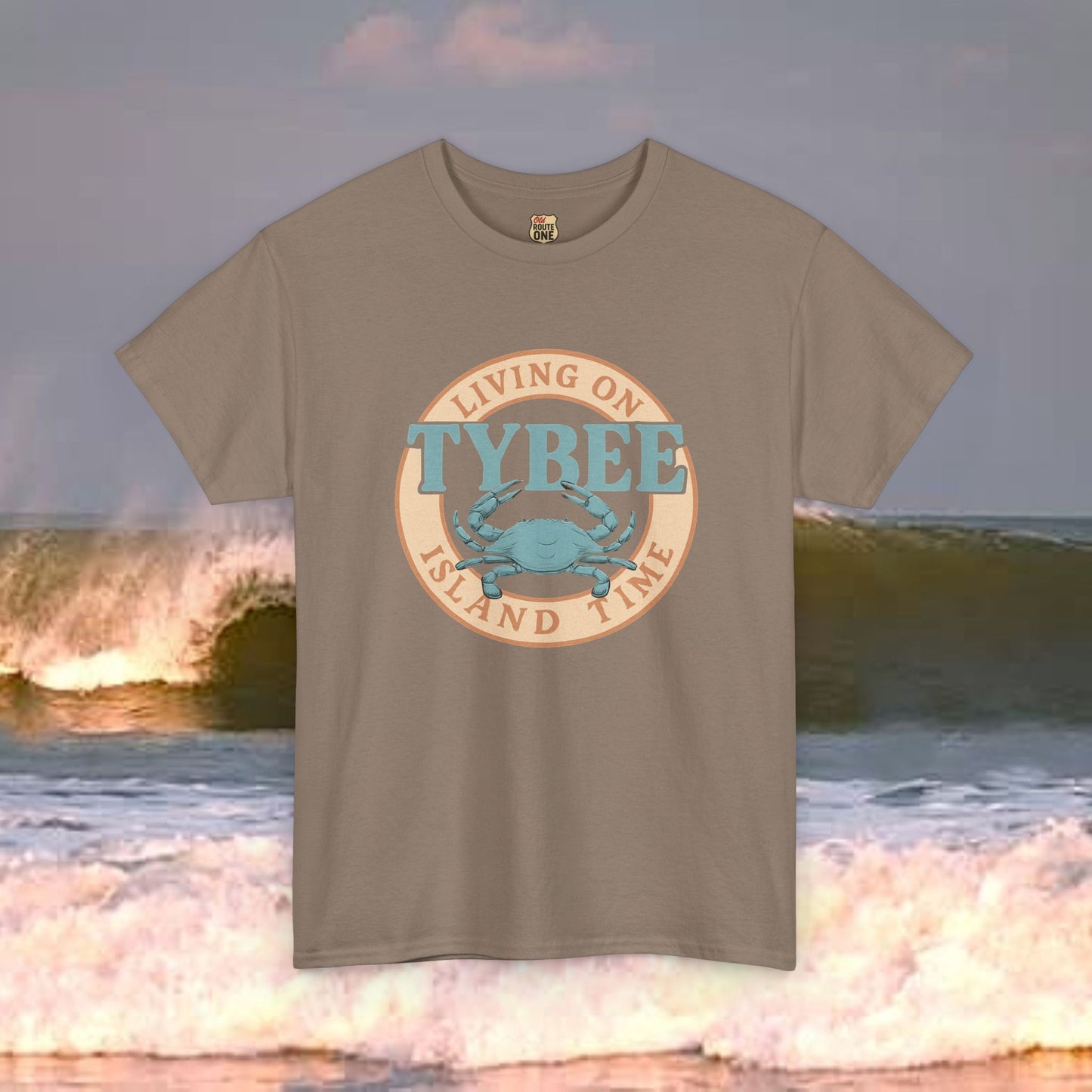 Tybee Island Living on Island Time , Everyday Tees, Gift for Him/Her, Comfortable Fashion, Eco-Friendly