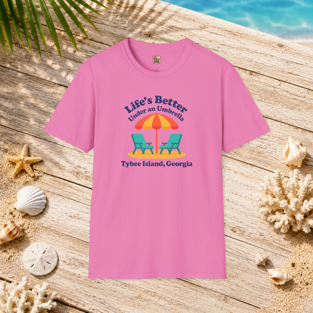 Life's Better Under an Umbrella Tybee Island tee