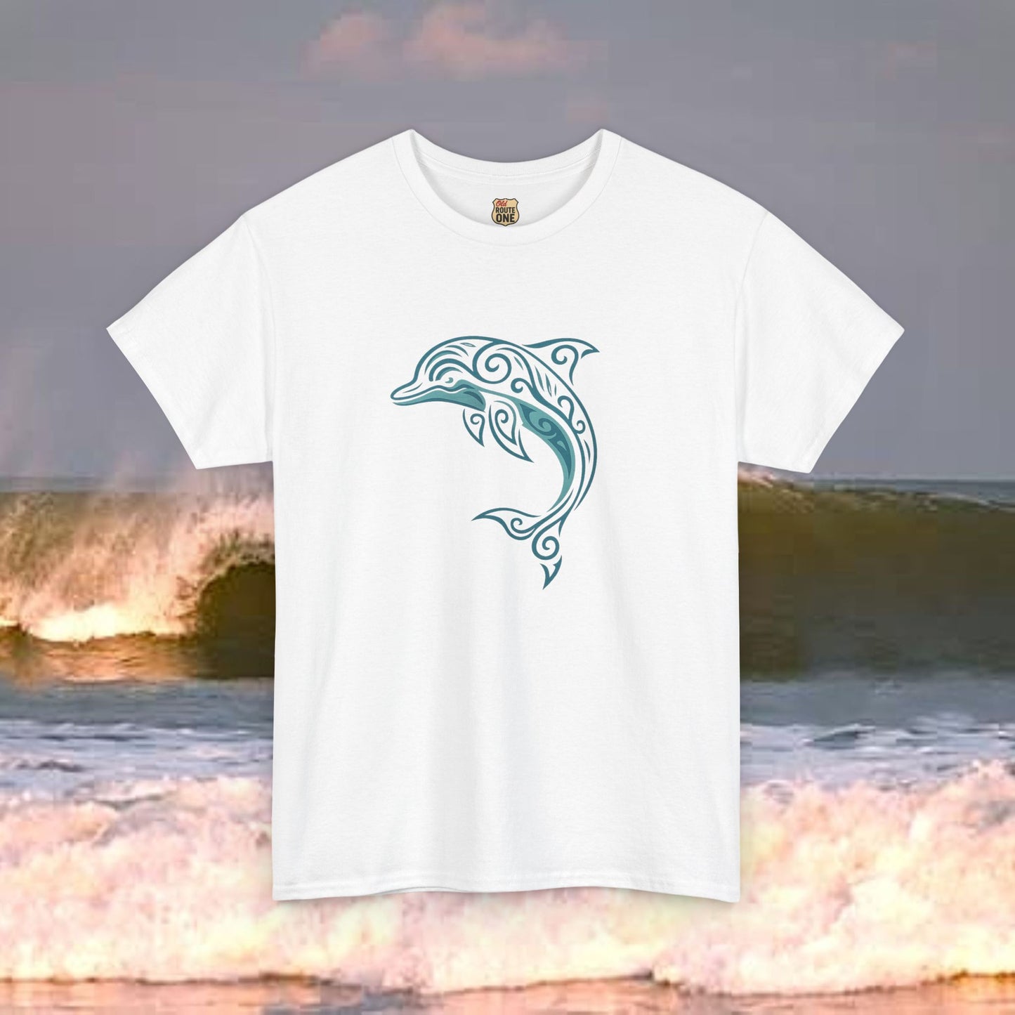 Dolphin Tee Ocean Art Design