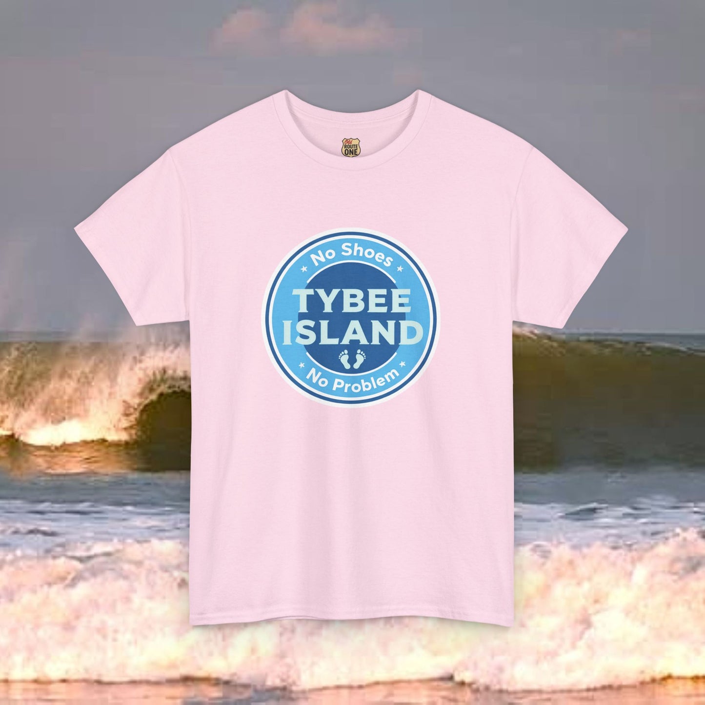 Tybee Island No Shoes No Problem , Everyday Tees, Gift for Him/Her, Comfortable Fashion, Eco-Friendly