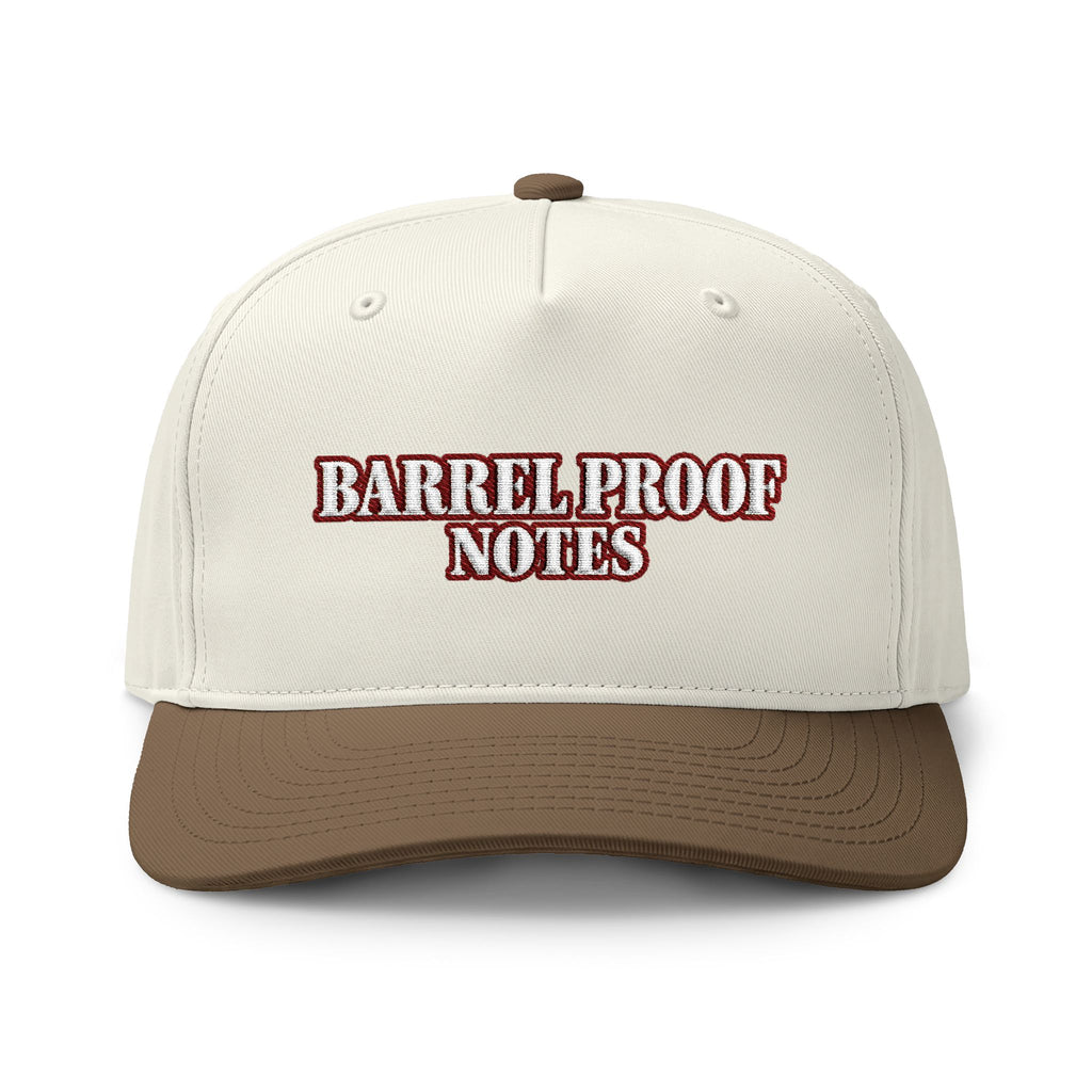Barrel Proof Notes Embroidered Cap — Whiskey Tasting Hat
