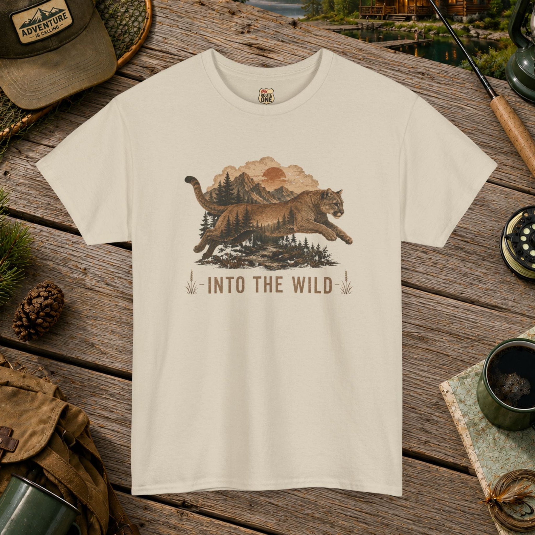 Into The Wild Mountain Lion T-Shirt