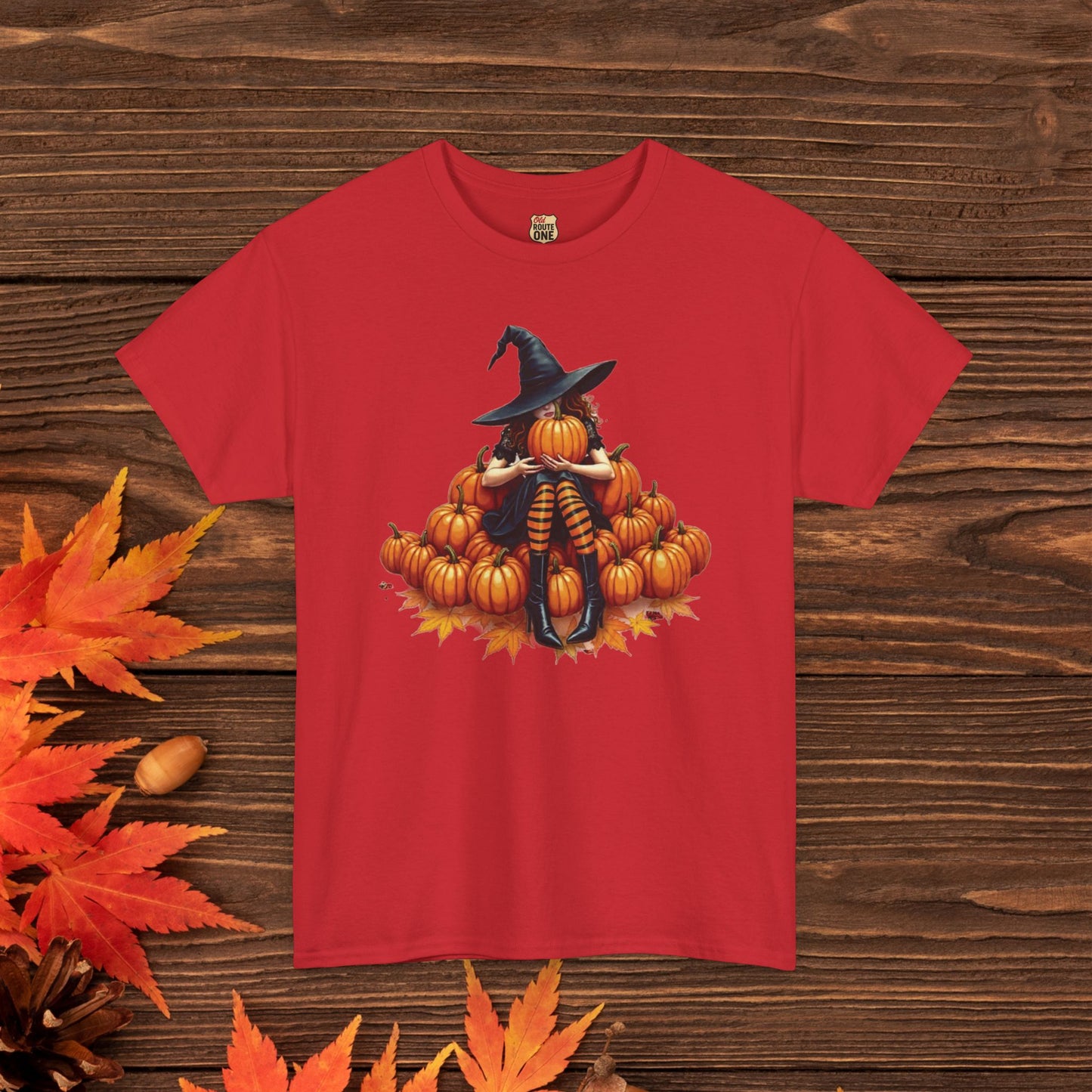 Magical Witch Shirt Halloween Design Witch Fashion Fall Wear Witchy Style Halloween Clothing Autumn Theme Witch Outfit Casual Wear Pumpkin