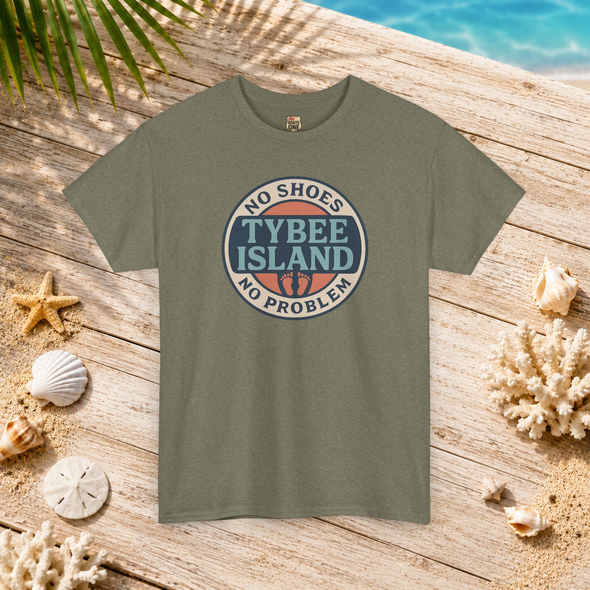 Tybee Island No Shoes No Problem , Everyday Tees