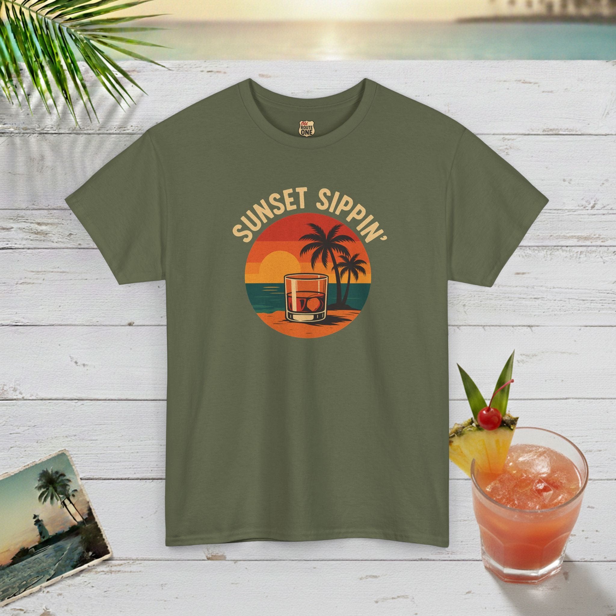 SUNSET SIPPIN' T-shirt