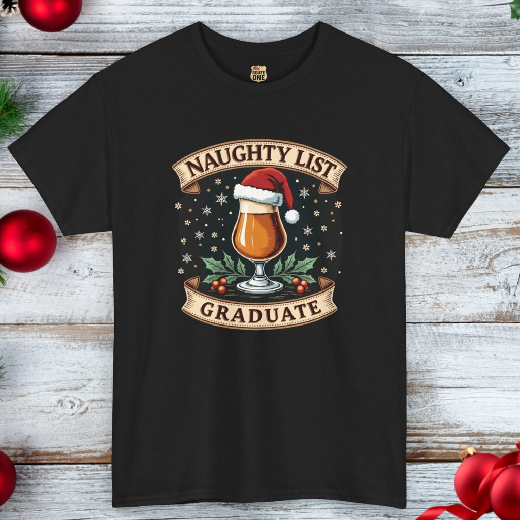 NAUGHTY LIST GRADUATE - Christmas T-shirt
