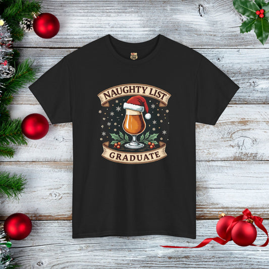 NEW NAUGHTY LIST GRADUATE - Christmas T-shirt