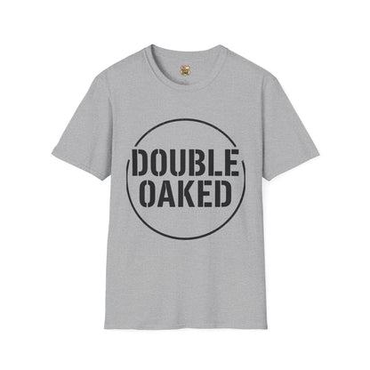 DOUBLE OAKED, Bourbon, Graphic T-shirt, Tee, Casual Gift, Unisex Apparel
