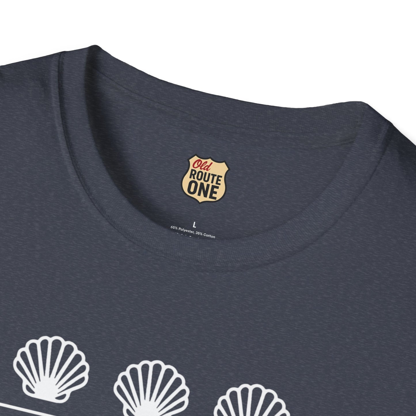 Saltwater Soothes My Soul shell t-shirt, Gildan 64000 Softstyle T-Shirt, Comfortable Graphic Tee, Casual Wear, Gift for Him/Her, Everyday Style, Summer Essential