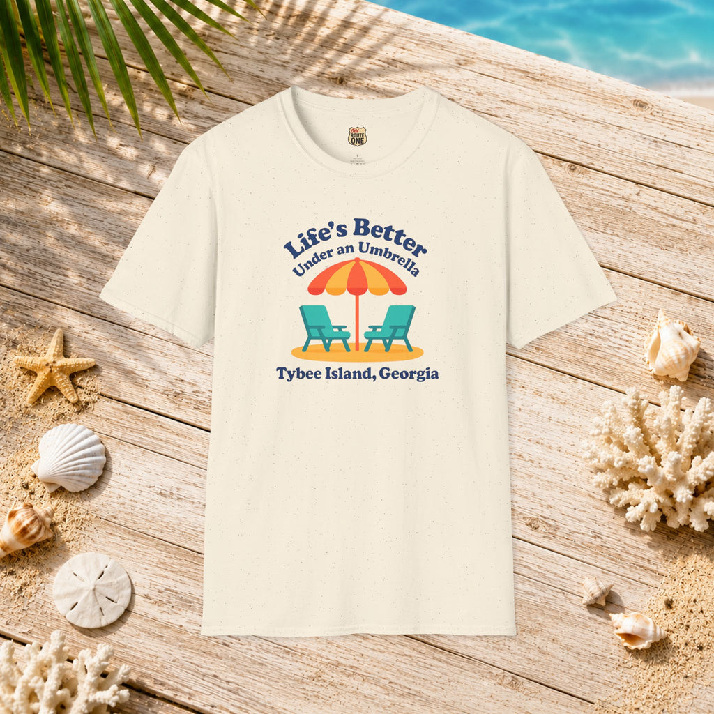 Life's Better Under an Umbrella Tybee Island tee