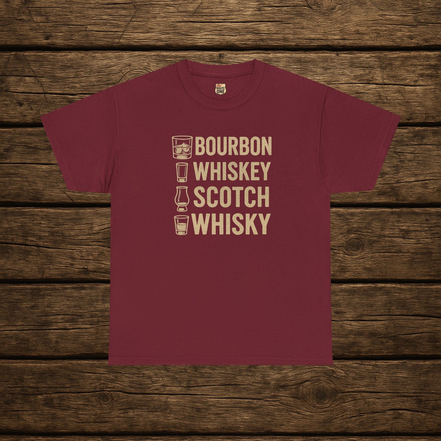 Bourbon Whiskey Scotch Whisky T-shirt