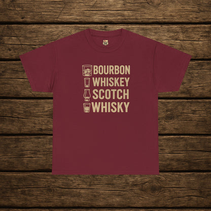 Bourbon Whiskey Scotch Whisky T-shirt