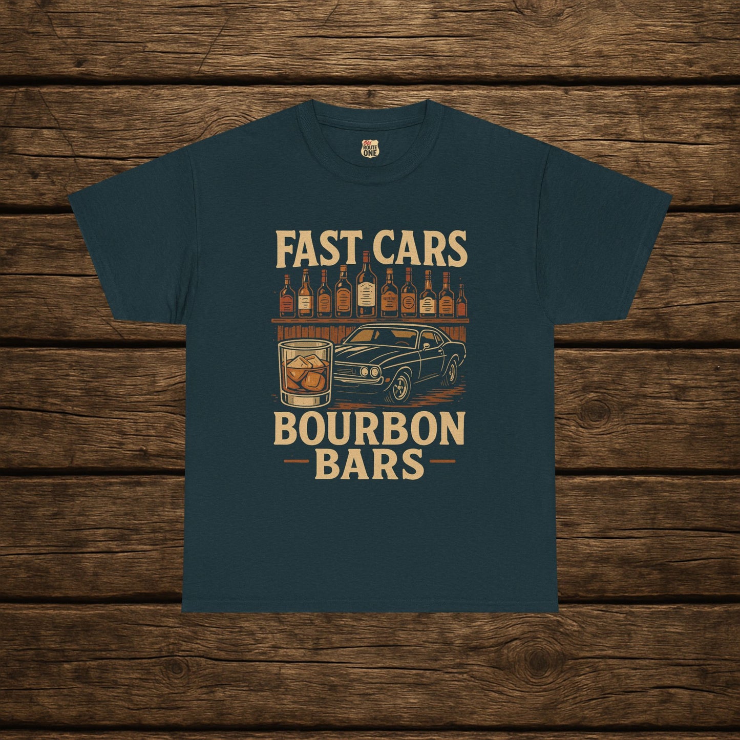 Fast Cars Bourbon Bars T-Shirt