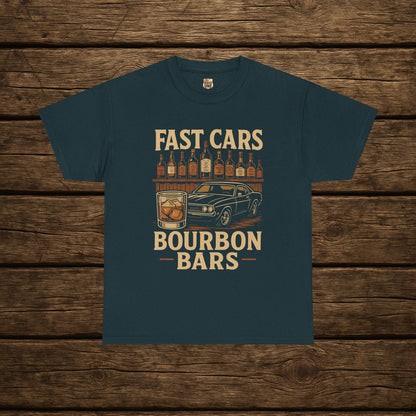 Fast Cars Bourbon Bars T-Shirt