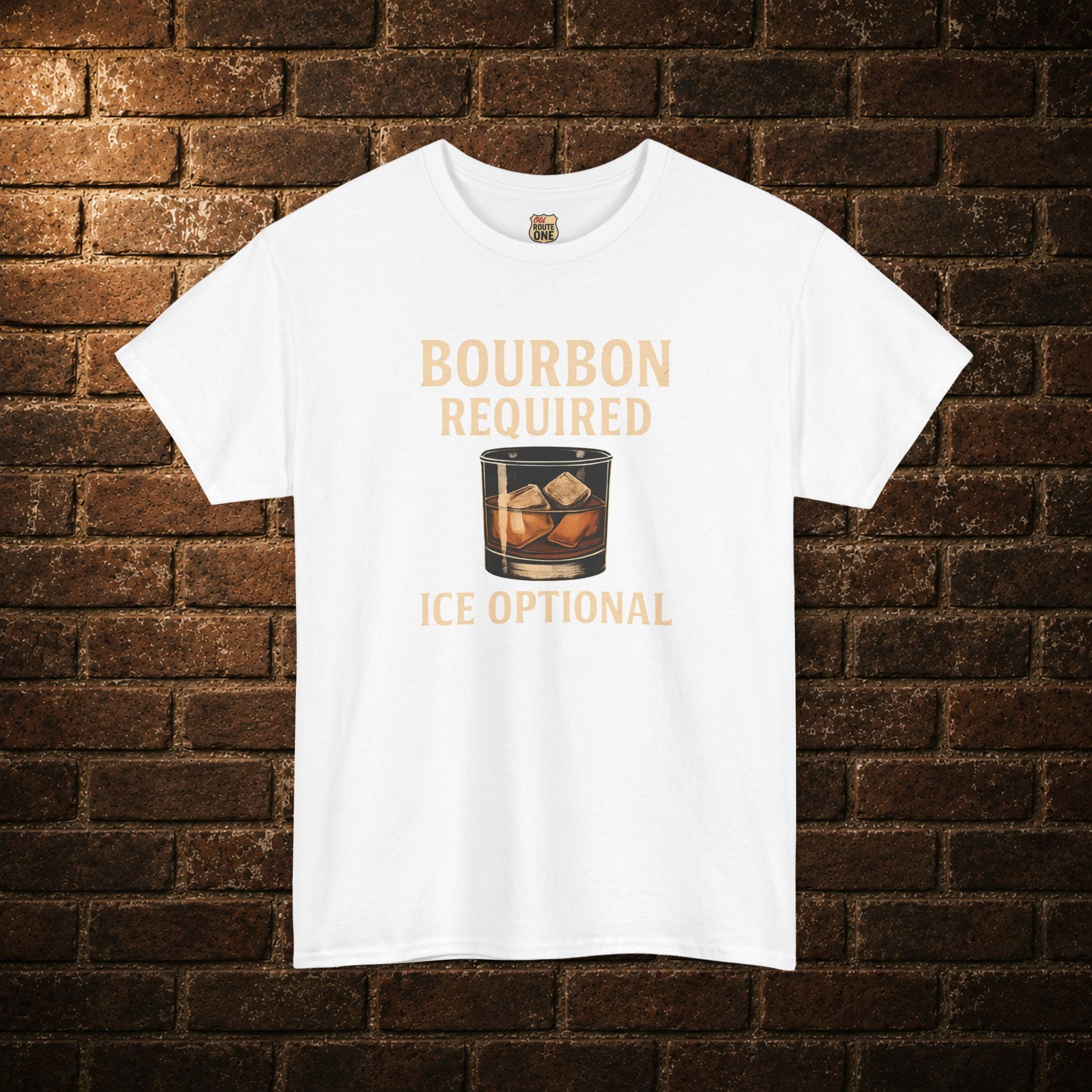 Bourbon Required Ice Optional T-shirt