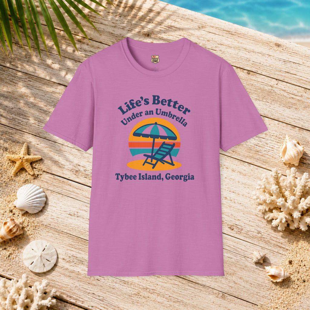 Life's Better Under an Umbrella Tybee Island Tee