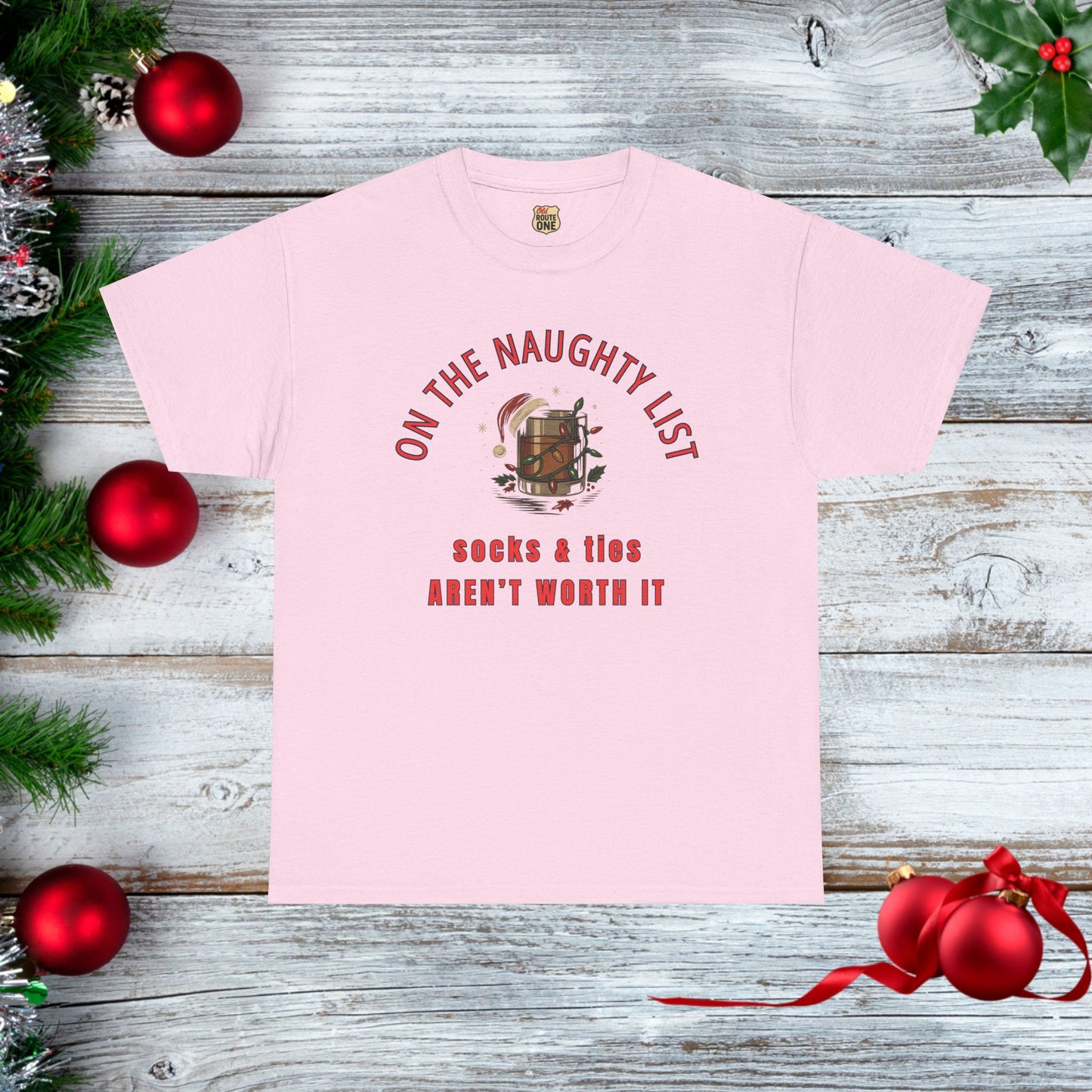 NEW On the Naughty List - Holiday Cheer T-shirt