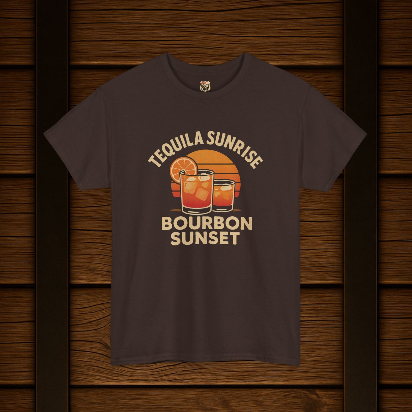 Tequila Sunrise Bourbon Sunset T-shirt