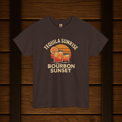 Tequila Sunrise Bourbon Sunset T-shirt