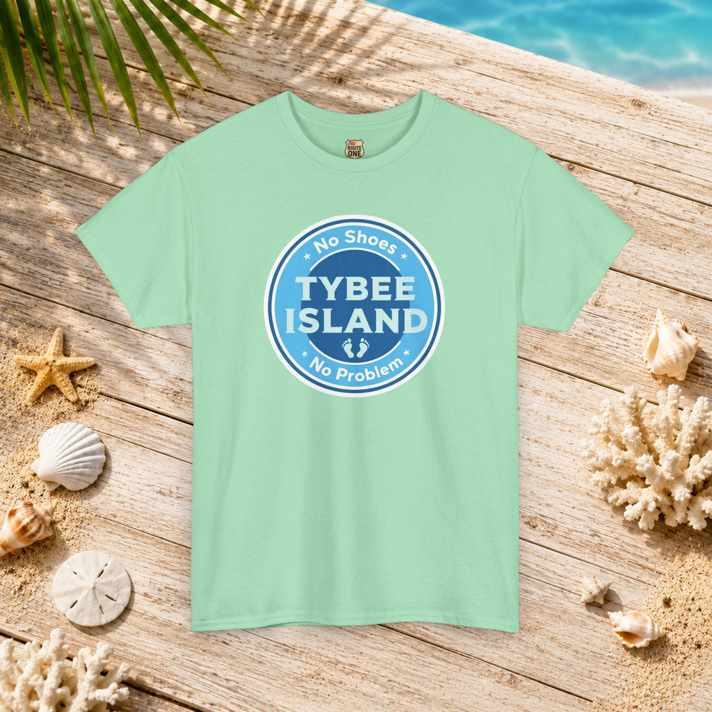 Tybee Island No Shoes No Problem , Everyday Tees
