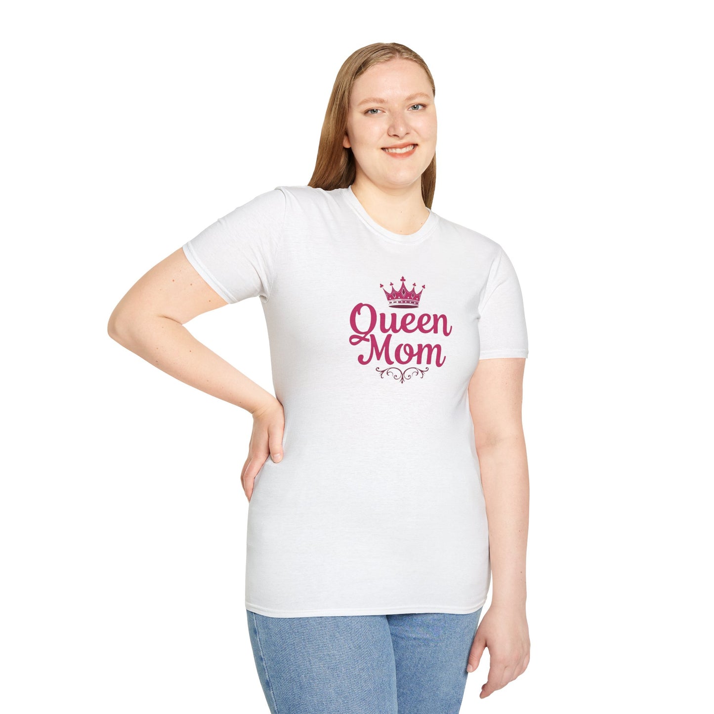 Queen Mom Tee Perfect Gift for Mom T-shirt Birthday Gift Mother's Day Gift for Her Women's Tshirt Gift