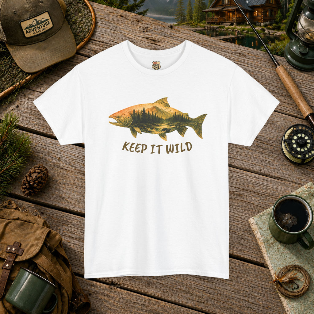 Keep It Wild Salmon T-shirt