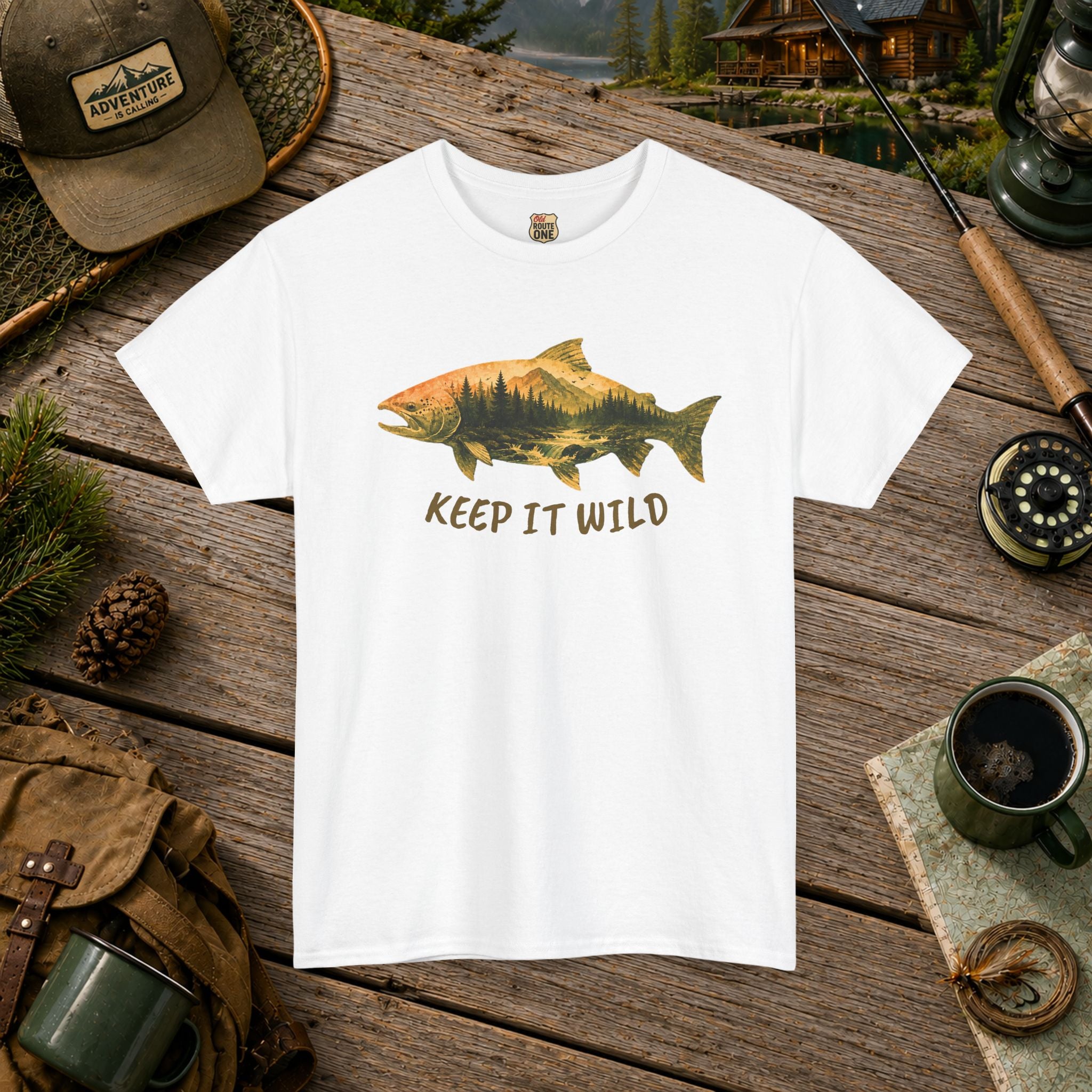 Keep It Wild Salmon T-shirt