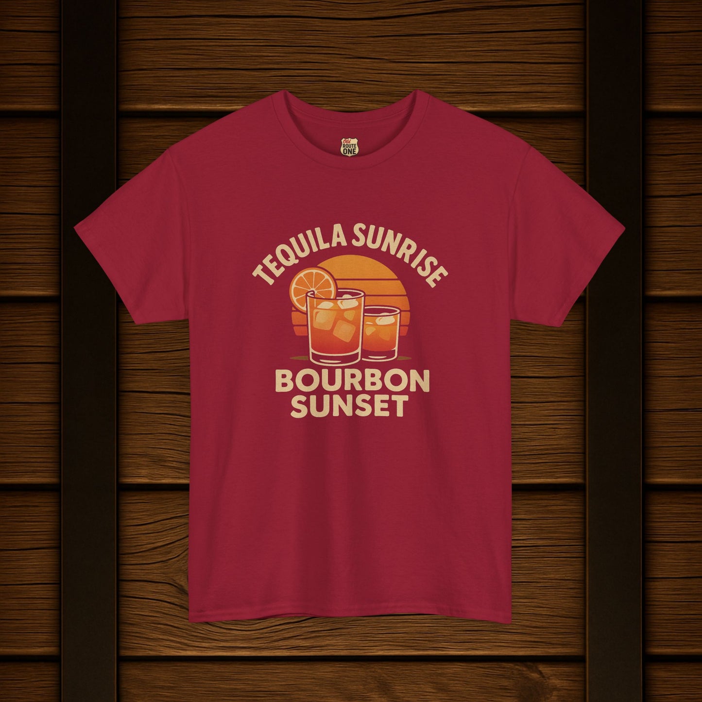 Tequila Sunrise Bourbon Sunset T-shirt