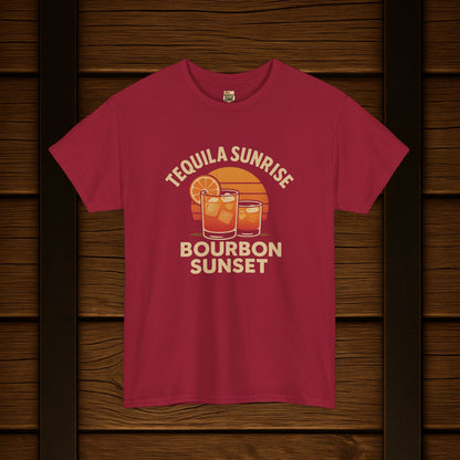 Tequila Sunrise Bourbon Sunset T-shirt