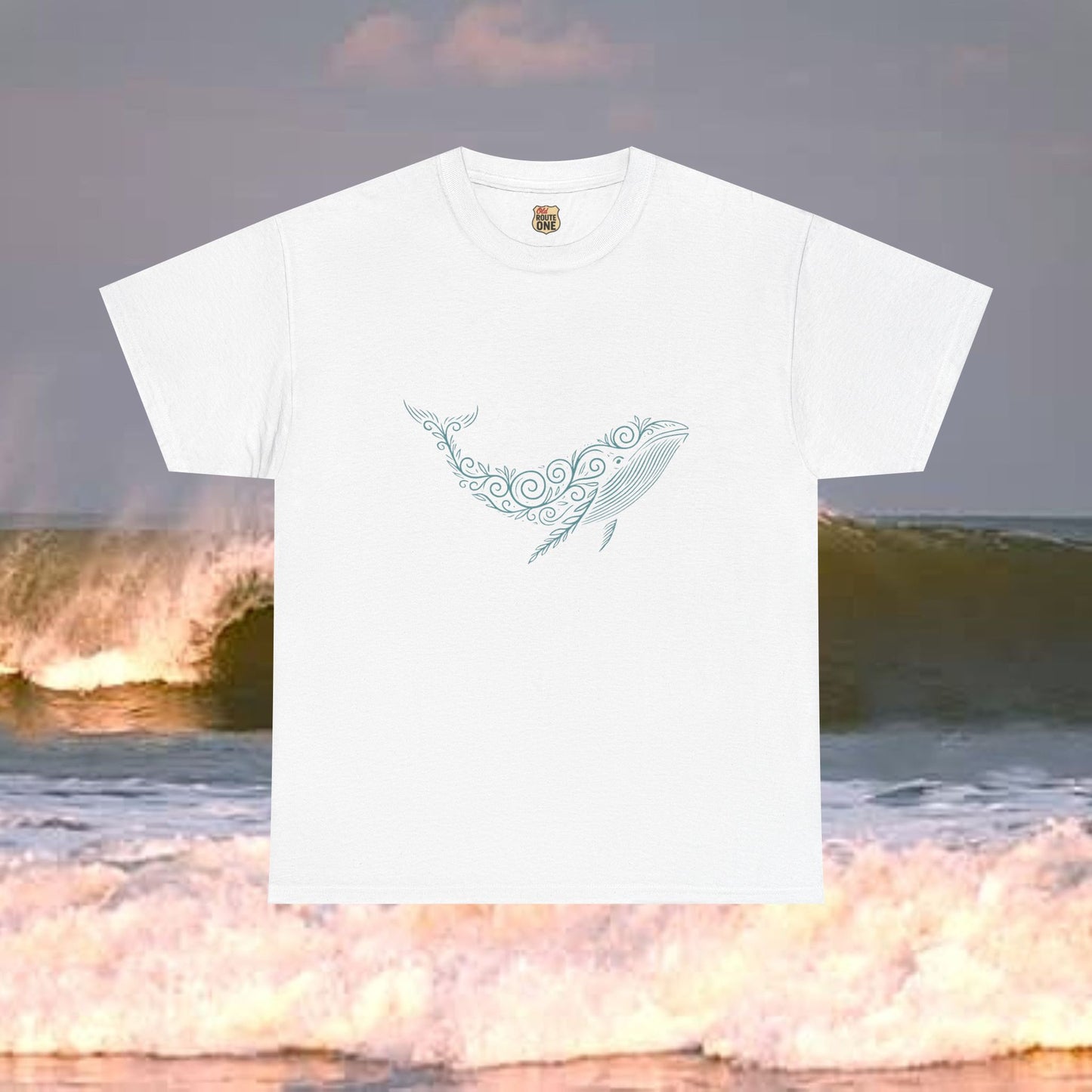 Whale Ocean Art T-shirt
