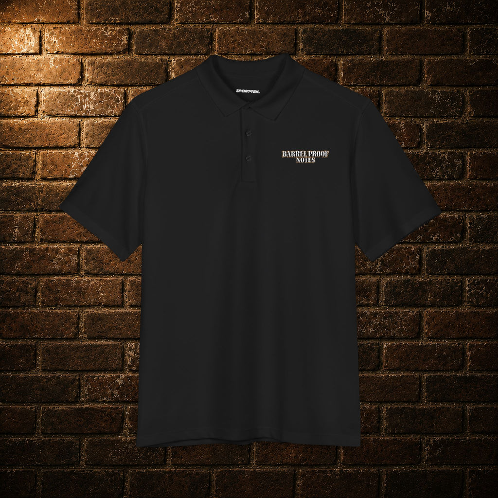Men's Embroidered Patrol Polo — "Respect the Badge" Law Enforcement Duty Shirt