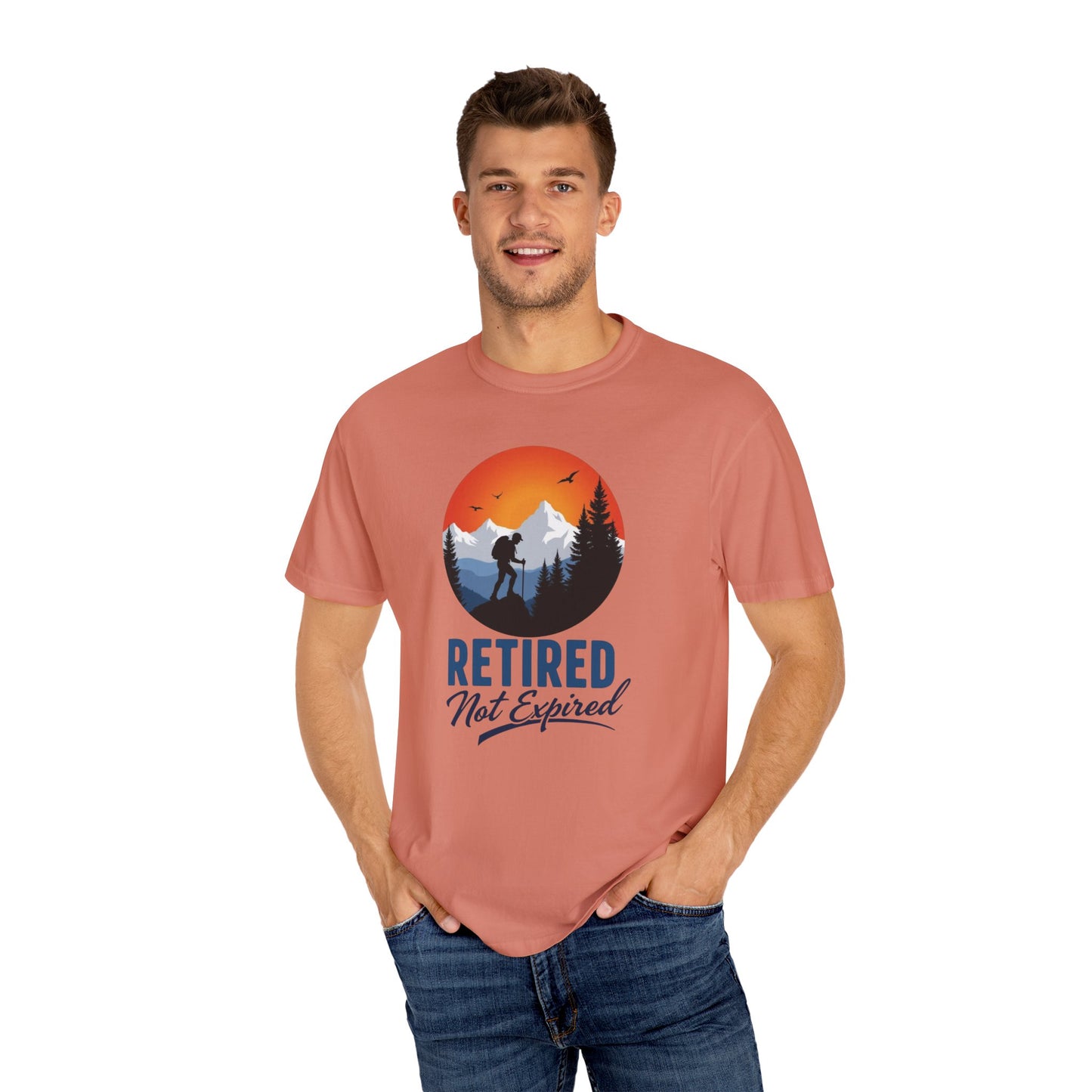 Retired Not Expired, Retirement Gift T-Shirt Dad Birthday tshirt Granddad gift Retired Father Gift Shirt Nature Lover Gift Hiking Tee Outdoors shirt