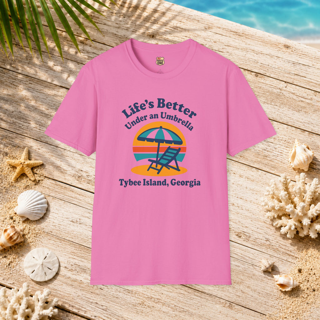 Life's Better Under an Umbrella Tybee Island Tee