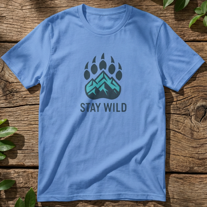 Stay Wild Mountain Emblem T-Shirt