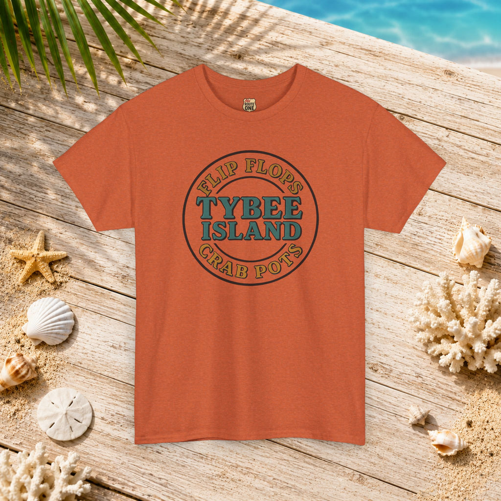 Tybee Island Flip Flops and Crab Pots , Everyday Tees