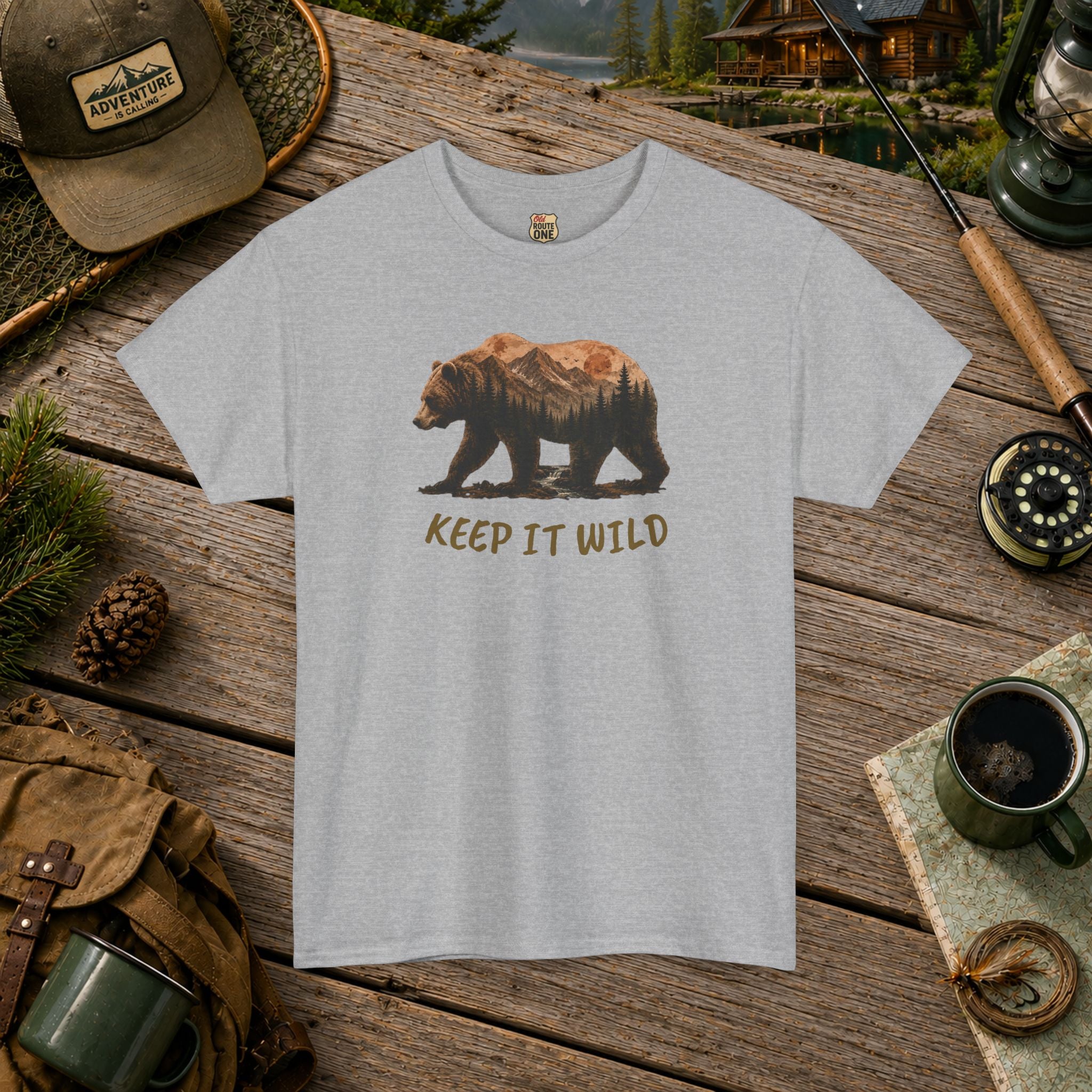 Keep It Wild Mountain Bear T-shirt
