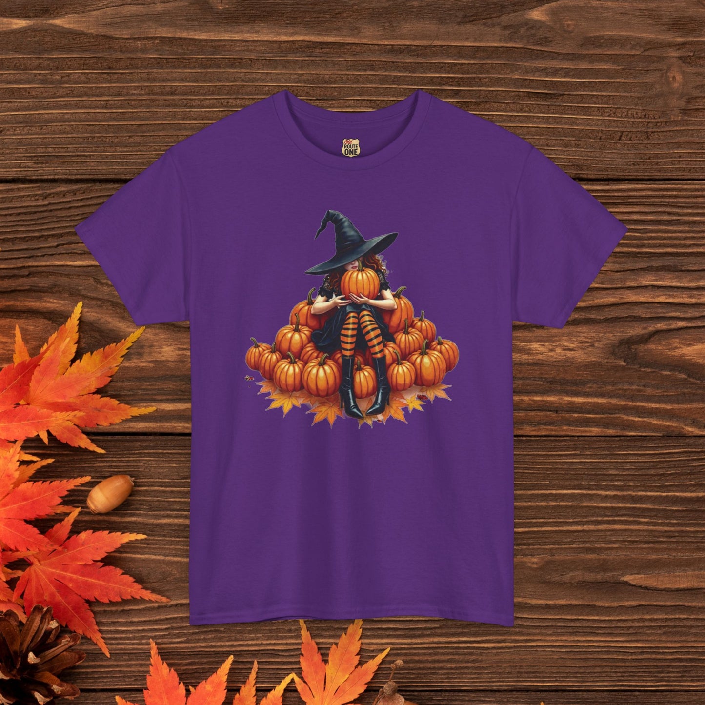 Magical Witch Shirt Halloween Design Witch Fashion Fall Wear Witchy Style Halloween Clothing Autumn Theme Witch Outfit Casual Wear Pumpkin